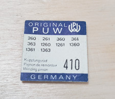 Mouvement Original PUW  Pièce