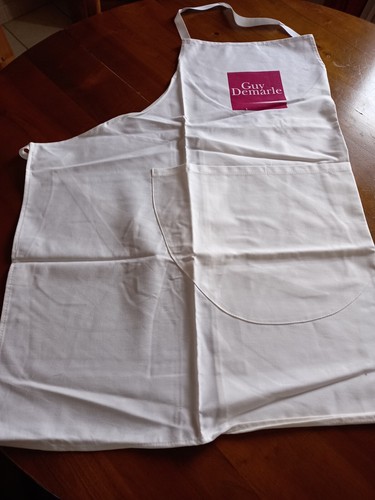 Tablier blanc guy demarle - tablier,
