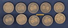 Lot de 10 pièces de 1 Franc Chambre de Commerce IIIème République, 1871 - 1940