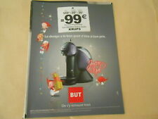 Publicité 2009 Advertising  BUT la cafetière Dolce Gusto Krups