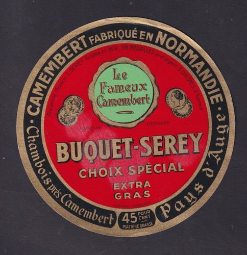 Ancienne étiquette fromage - ancienne,