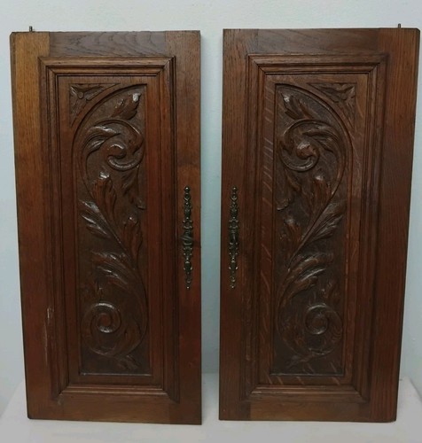Paire anciens panneaux - d'anciens, de
