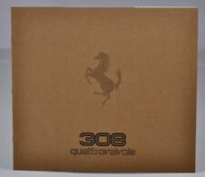 Ferrari 308 Quattrovalvole 1983, catalogue, sales brochure prospekt