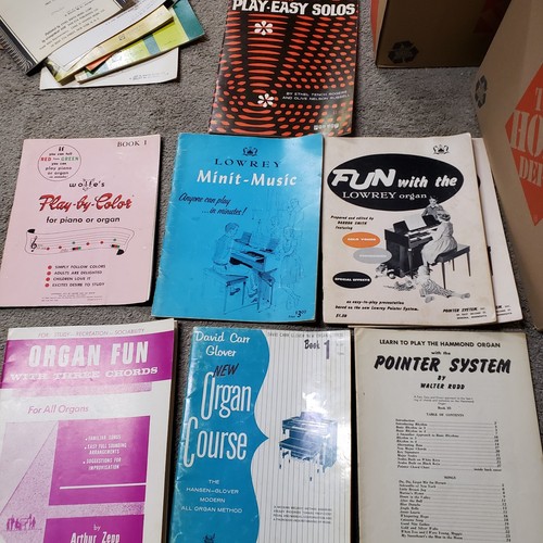 Vintage 1960s lot orgue - vintage,
