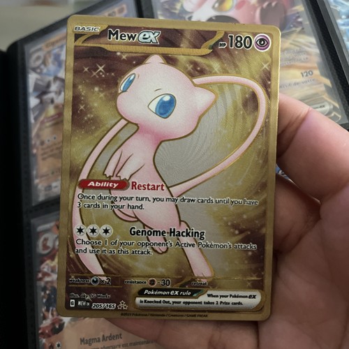 Carte pokemon mew gold metal - carte,