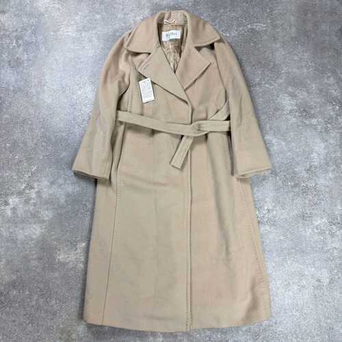 Manteau long ceinturé - , en