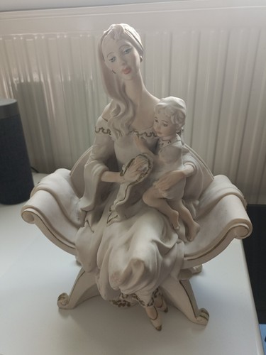 Biscuit porcelaine polychrome - biscuit,