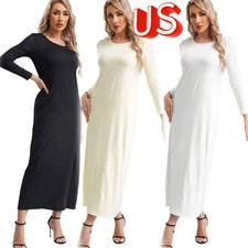 Women Muslim Abayas Maxi Dress