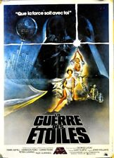 Harrison Ford Peter Cushing STAR WARS George Lucas 1977 FRENCH POSTER 24x32