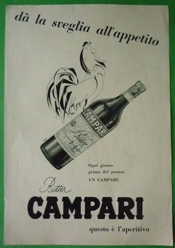 Bitter campari publicité - bitter,