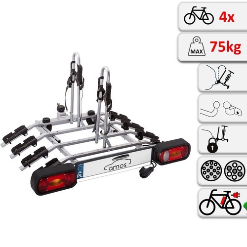 Porte velos sur attelage - porte-velos,