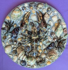  Plat Majolique Palissy Thomas