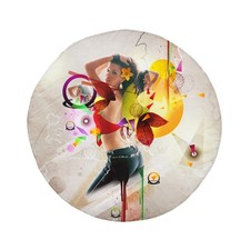 Serviette de plage ronde -