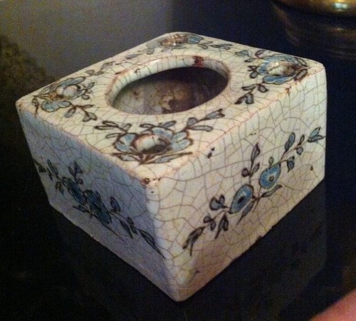 Encrier faience xixéme - xixéme, la