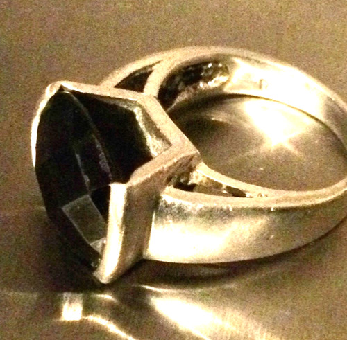 Bague ancienne argent massif - argent,
