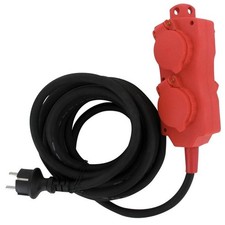 Rallonge prolongateur électrique pro 5 mt 3G2.5mm² bloc 4 prises 2P+T 16A H07 RN