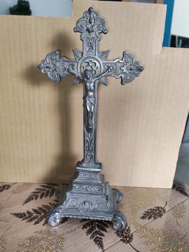 Rare jolis ancien crucifix h - ancien,