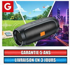 Enceinte/Haut-parleur Bluetooth Portable USB-Stéréo Sans Fil, Caisson de Basses