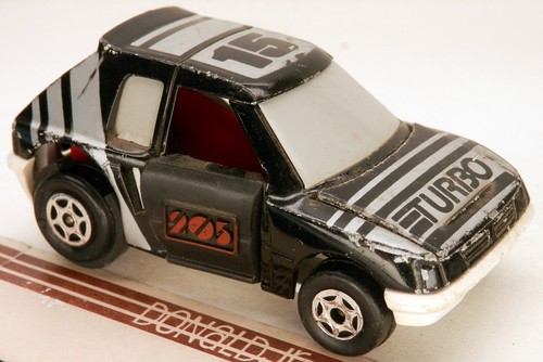 Majorette peugeot 205 turbo - majorette,