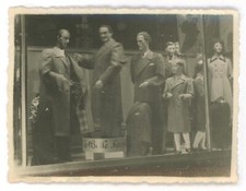 Snapshot - MANNEQUIN COMES TO LIFE Original Vtg Found Photo 1940s Odd Abstract