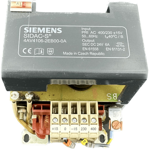 Transformateur siemens sidac - transformateur, sidac-s