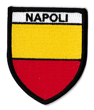 Patche Naples écusson brodé armoiries patch thermocollant Napoli Italie blason