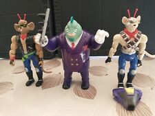 Lot figurines Les Motards de l’espace - Biker Mice From Mars ( Galoob- Années 90