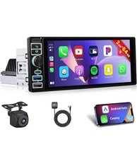 Autoradio Hikity 1DIN 6.9” Android 15 CarPlay/Android Auto GPS WiFi BT