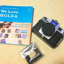 Appareil photo numérique Holga jouet noir argent avec sangle jp