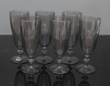6 flûtes à champagne cristal