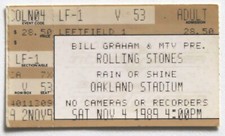 Billet concert ticket stub THE