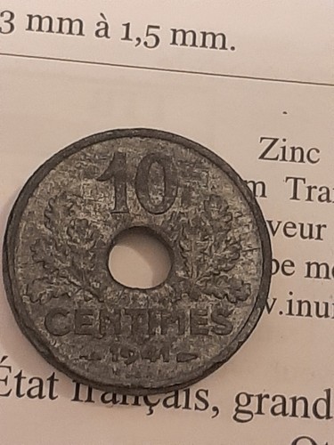 Pièce monnaie 10 - pièce, de