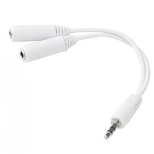3.5mm Stereo Male Plug to Dual