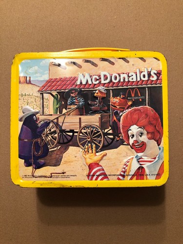 Mcdonalds metal school lunch - mcdonalds,