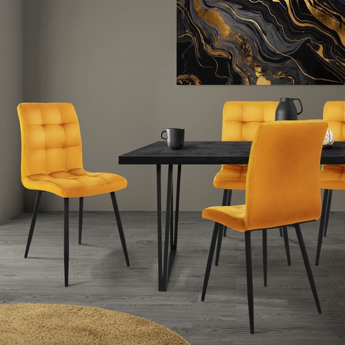 Set chaise salle - 4,