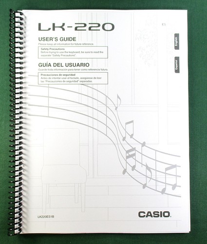 Casio 220 instruction - casio, lk-220