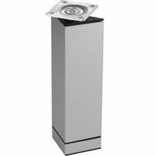 Pied de Meuble Eckfuß Argent Canapé Beine Aluminium la Table Socle 150 MM