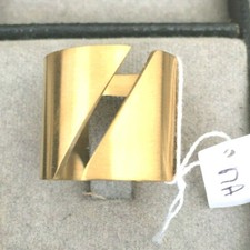 Neuve bague jonc plat large en