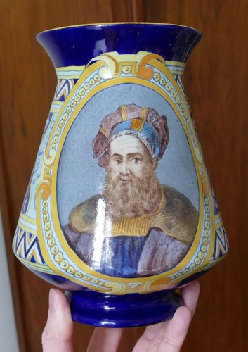 Vase 19e faïence - , blois