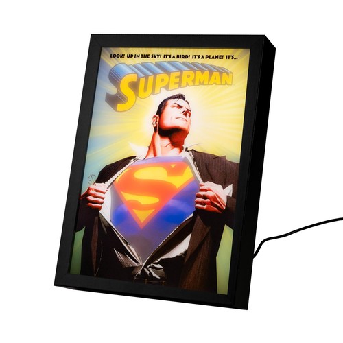 Cadre lumineux superman - cadre,