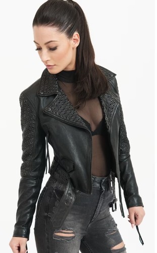 Veste cuir véritable raven - veste,