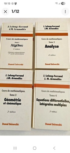 Lot tomes algebre analyse - lot,