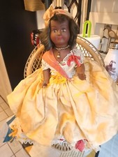 Ancienne poupée folklorique  noire Antilles Martinique  310 SGDG France doll