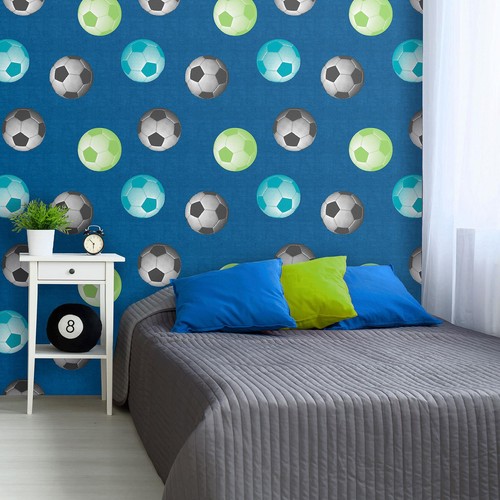 Football papier peint bleu - football,