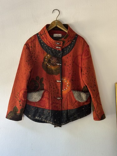 Artwear quilted jacket - m, boho
