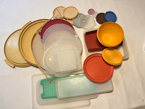 Tupperware lids and - lids,