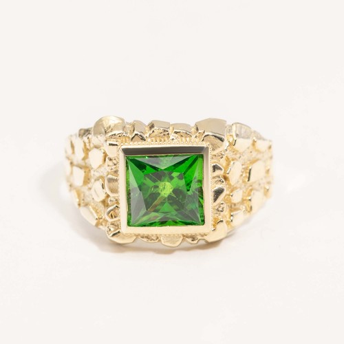 Bague signet 10k solide - signet, or