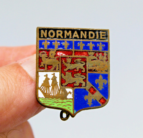 Ancienne broche emaillee - ancienne,
