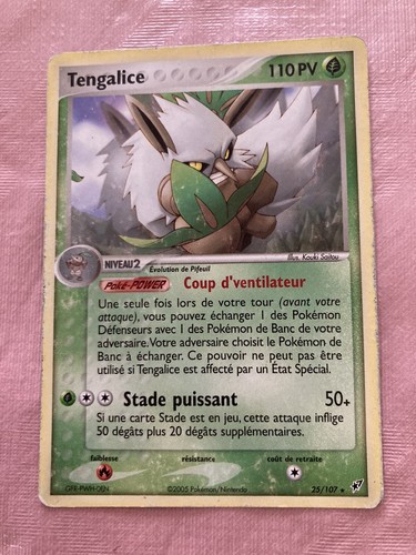 Carte pokémon rare tengalice - carte,