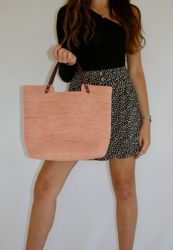 Sac cabas raphia - raphia, sol'eole